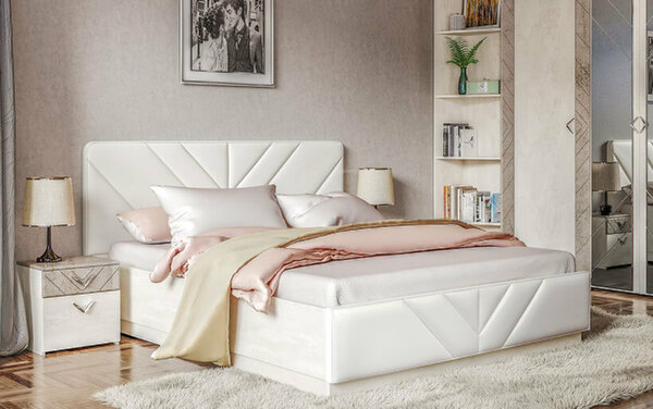 Кровать Амели 11.16 с ортопедическим основанием и подъемным механизмом