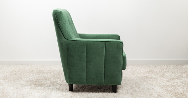 Кресло для отдыха Арно ТК 566 велюр Лаки 20 хвойный зеленый
