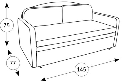 Детский диван Балу арт. 010