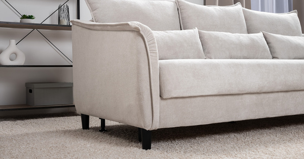 Диван-кровать прямой Берта ТД 770 велюр Mirage dove серый