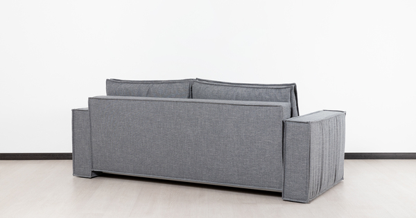 Диван-кровать прямой Бруно ТД 237 рогожка серый