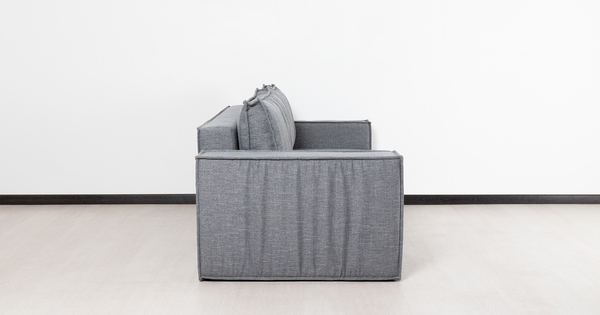 Диван-кровать прямой Бруно ТД 237 рогожка серый