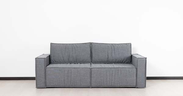 Диван-кровать прямой Бруно ТД 237 рогожка серый