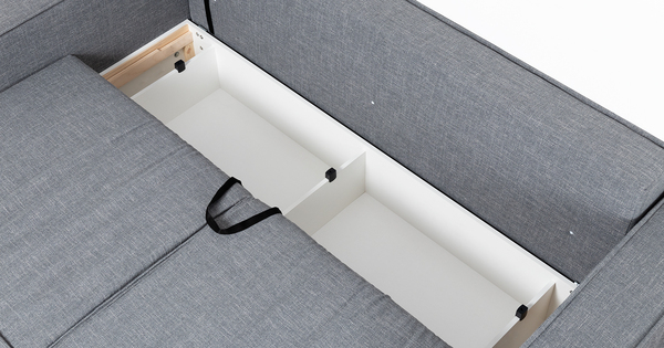 Диван-кровать прямой Бруно ТД 237 рогожка серый