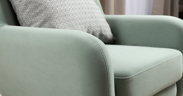 Кресло для отдыха Дакота ТК 585 велюр Vendetta 18 ментоловый, Marcello-5 1327 A1 col 19 ментоловый орнамент