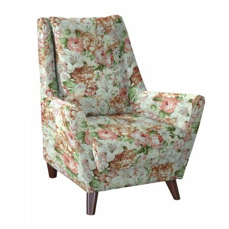 Дали, кресло арт. ТК 209 велюр лилии цветные