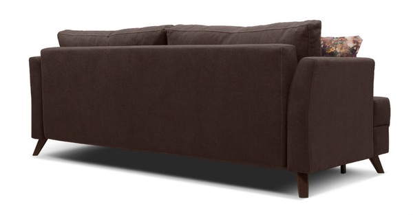 Диван прямой Дамаск ТД 213 шенилл коричневый