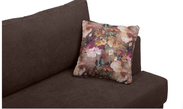 Диван прямой Дамаск ТД 213 шенилл коричневый