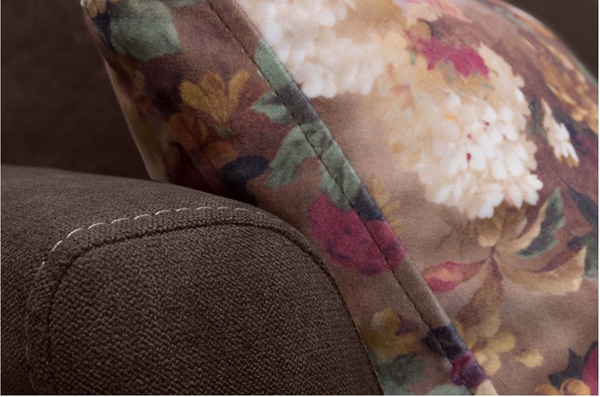 Диван прямой Дамаск ТД 213 шенилл коричневый