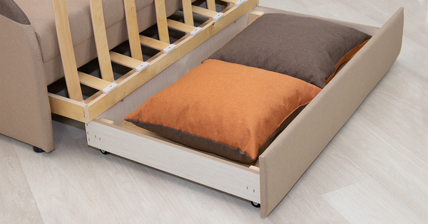 Диван-кровать Громит (120) ТД 280 рогожка бежевый