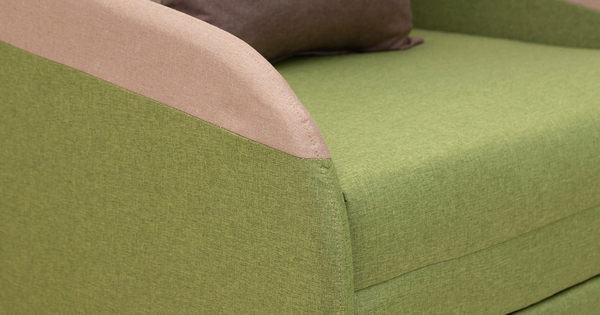 Диван-кровать Громит (85) ТД 131/1 рогожка лиственный зеленый