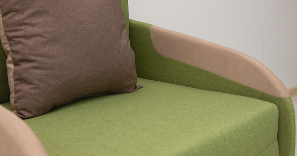 Диван-кровать Громит (85) ТД 131/1 рогожка лиственный зеленый