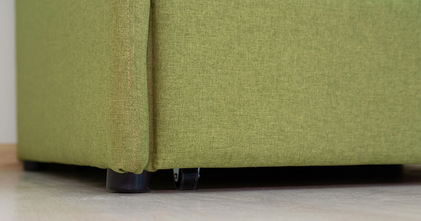 Диван-кровать Громит (85) ТД 131/1 рогожка лиственный зеленый