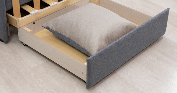 Диван-кровать Громит (85) ТД 278 рогожка темно-серый