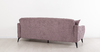 Диван-кровать прямой Наоми ТД 481 шенилл приглушенный пурпурный, микровелюр ягодный