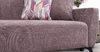 Диван-кровать прямой Наоми ТД 481 шенилл приглушенный пурпурный, микровелюр ягодный