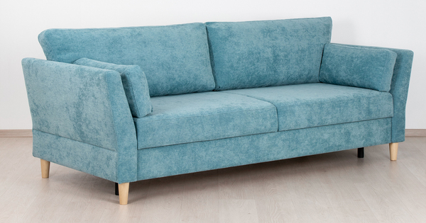 Диван-кровать прямой Олби ТД 465 шенилл бирюзовый