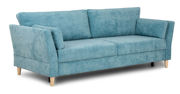 Диван-кровать прямой Олби ТД 465 шенилл бирюзовый