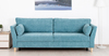 Диван-кровать прямой Олби ТД 465 шенилл бирюзовый