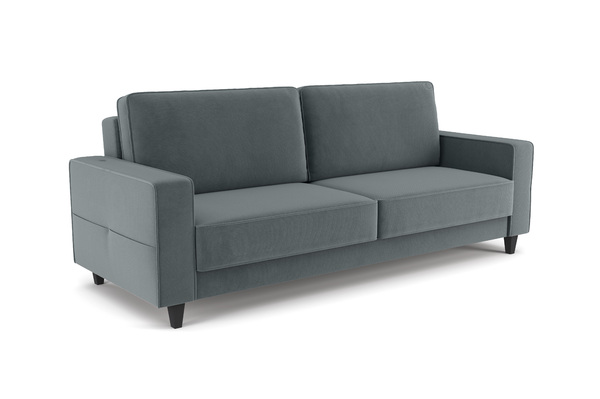 Диван-кровать прямой Орсон 3т велюр Лекко минт