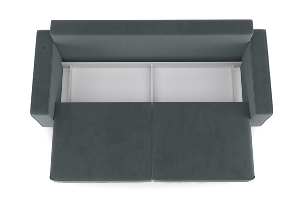 Диван-кровать прямой Орсон 3т велюр Лекко минт