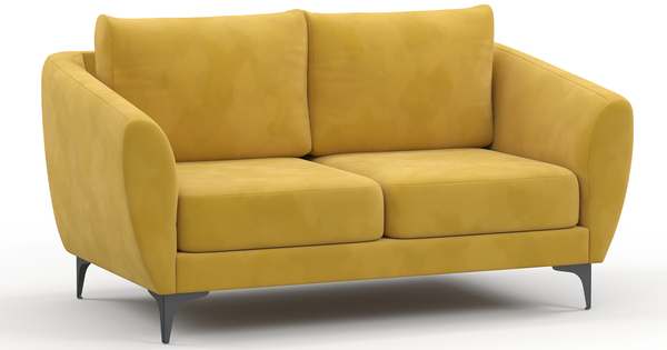 Диван прямой Дана (2М) ТД 363 искусственная замша горчичный