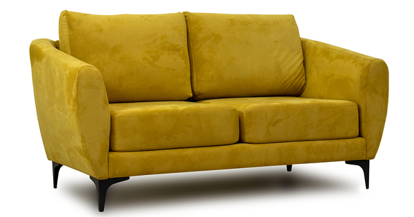 Диван прямой Дана (2М) ТД 363 искусственная замша горчичный