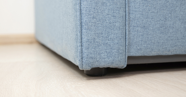 Диван прямой Лео (138) ТД 348 жаккард светлый деним