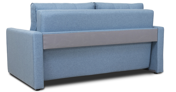 Диван прямой Лео (138) ТД 348 жаккард светлый деним