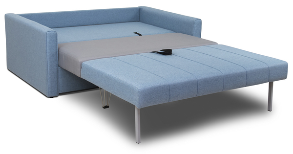 Диван прямой Лео (138) ТД 348 жаккард светлый деним