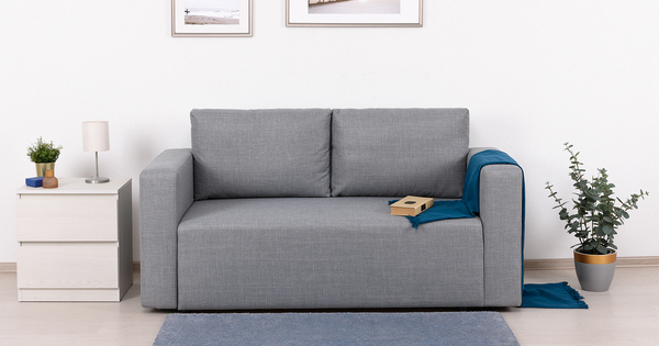 Диван прямой Плей ТД 220 жаккард стальной серый