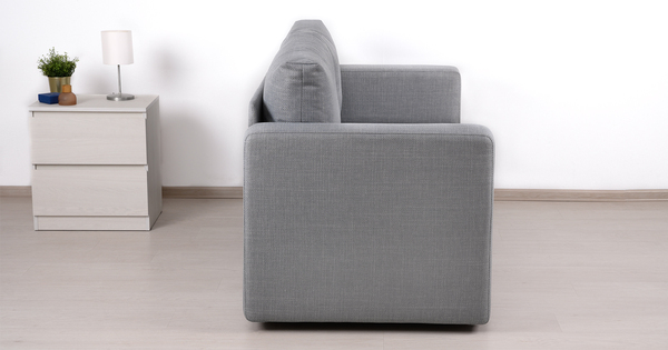 Диван прямой Плей ТД 220 жаккард стальной серый