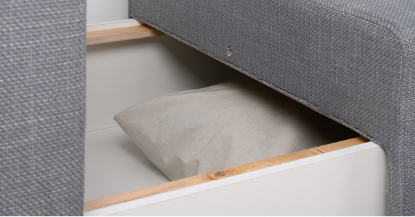 Диван прямой Плей ТД 220 жаккард стальной серый