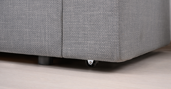 Диван прямой Плей ТД 220 жаккард стальной серый