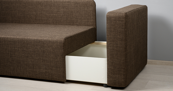 Диван прямой Плей ТД 222 жаккард кофейный