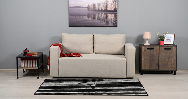 Диван прямой Плей ТД 223 жаккард бежевый