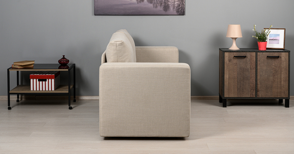 Диван прямой Плей ТД 223 жаккард бежевый