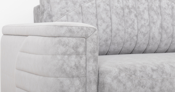 Диван прямой Руди ТД 460 велюр светло-серый