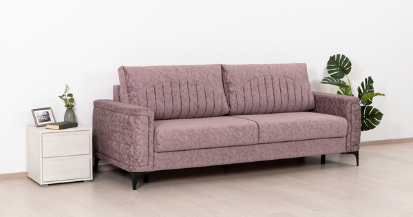 Диван прямой Руди ТД 462 велюр сиреневый