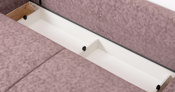 Диван прямой Руди ТД 462 велюр сиреневый