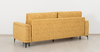 Диван прямой Руди ТД 463 велюр горчичный
