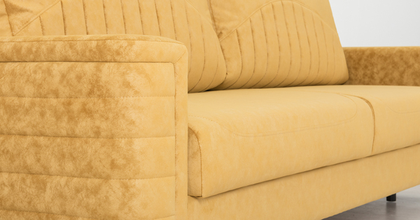 Диван прямой Руди ТД 463 велюр горчичный