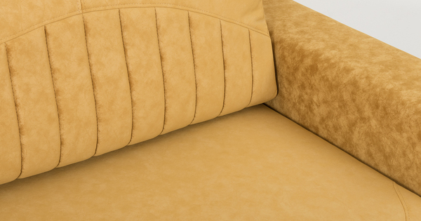 Диван прямой Руди ТД 463 велюр горчичный