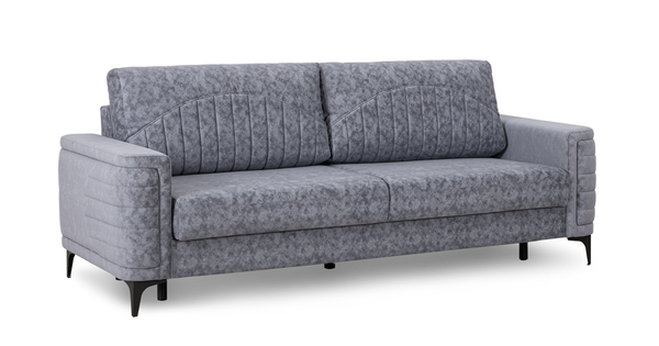 Диван прямой Руди ТД 464 велюр синий