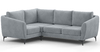 Диван угловой Дана (2МУ) ТД 365 искусственная замша серый