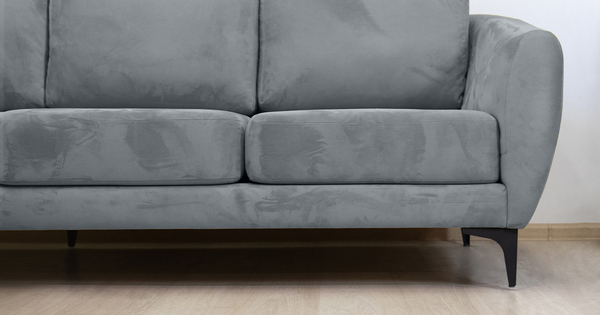 Диван угловой Дана (2МУ) ТД 365 искусственная замша серый