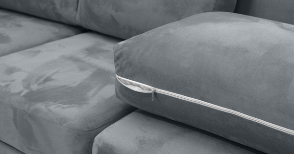 Диван угловой Дана (2МУ) ТД 365 искусственная замша серый