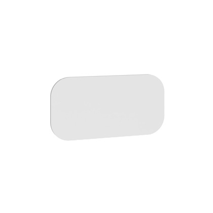 Бортик универсальный (ограждение) Джастин 17.51 белая шагрень 4101 ПВХ