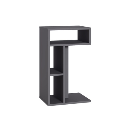 Стол журнальный, подставка Эйр 12.114 серый графит 0162 РЕ, вертикальная и горизонтальная установка