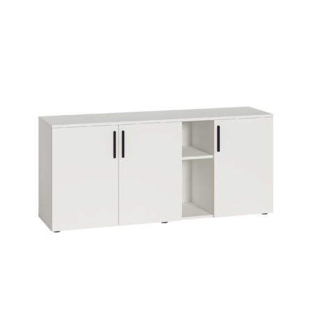 Гостиная Эйр композиция 2 белый PE шагрень, собирается на любую сторону